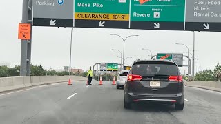 Sumner Tunnel closure forces detour for those leaving Logan