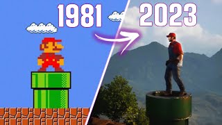 Evolution of Super Mario platform Games