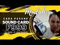 CARA MEMASANG SOUND CARD F999 KE TV SOUND DAN LIVESTREAMING