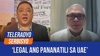 Roque's stay in UAE legal: envoy | Kabayan (09 December 2024)