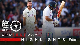 Dominant All-Round Performance! | England v India - Day 1 Highlights | 3rd LV= Insurance Test 2021