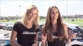 Mazda3 Celebrity Challenge Driver Training Highlights