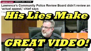 Lawrence Kansas Police Chief 👮‍♀️CAUGHT in his own web. 🤬Decisions + 🤬Behavior = BAD 👮‍♀️‼️