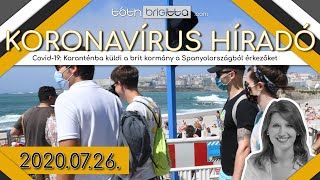 Koronavírus híradó | Spanyolország 2020.07.26.