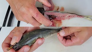 COMO ENCARNAR CON LIDER DE ACERO CORRECTAMENTE , COMO HACER UN ANGELITO PARA LA PESCA DE FONDO.