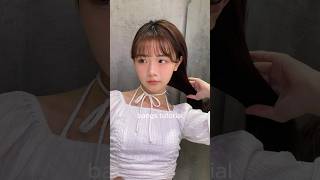 Bangs tutorial🤍整理空氣瀏海的教學