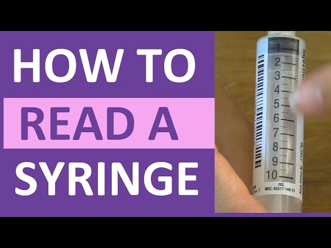 How much is 10 mL in a syringe?