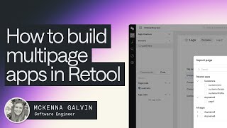 How to build multipage apps in Retool