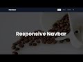 Responsive Navbar using React JS and Tailwind CSS