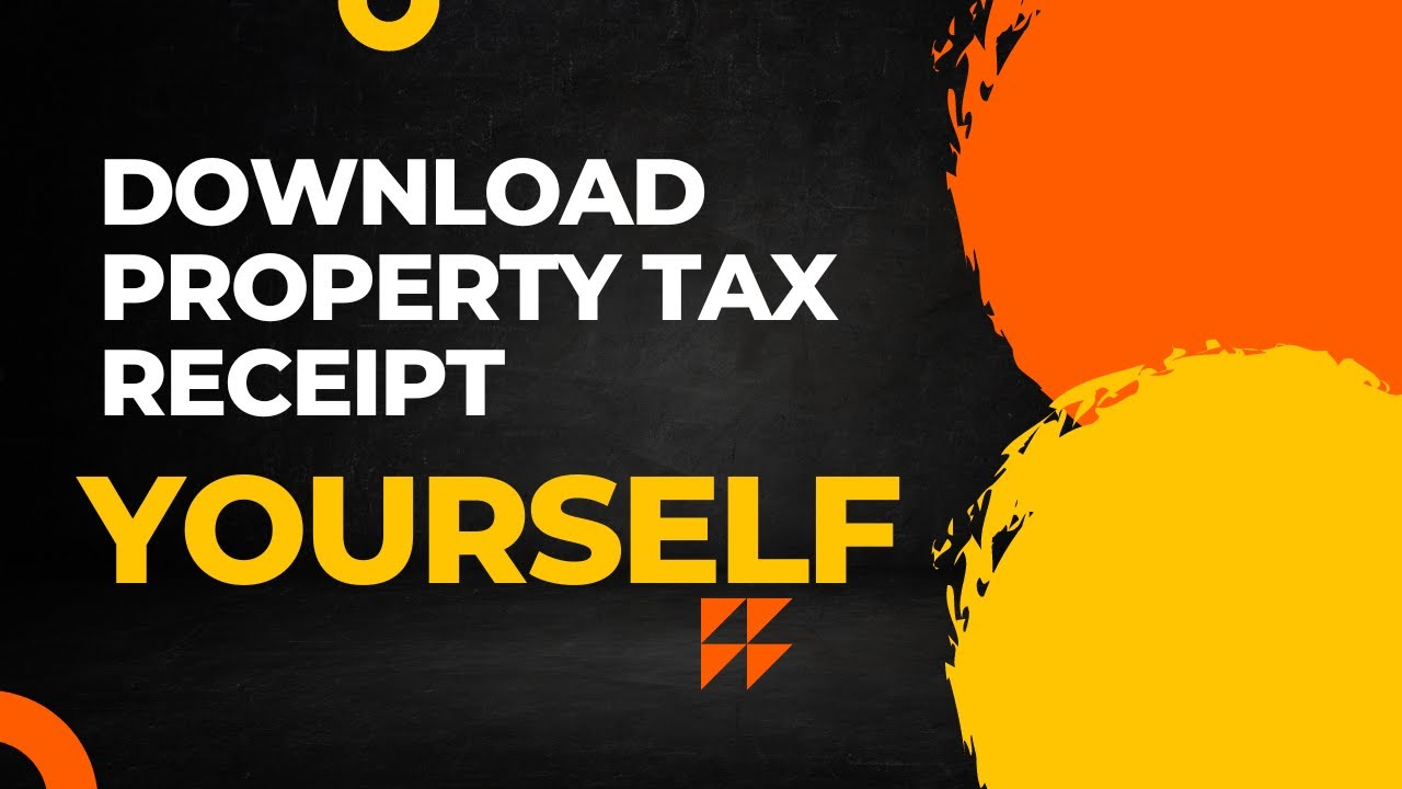 BBMP | How To Download Property Tax Receipt | Step-by-Step Guide - YouTube