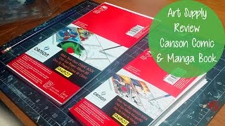 ART SUPPLY REVIEW! Canson Make Your Own Comic and Manga Books!