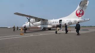 JL2749  日本航空北海道空中系統丘珠空港登機 Japan Airlines Hokkaido Air System Okadama Airport Boarding