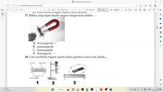 Latihan Soal IPA Kelas 9 Semester 2 Kemagnetan