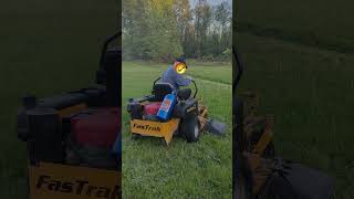 Hold on to your grass! Ever seen a lawn mower with nitrous oxide?