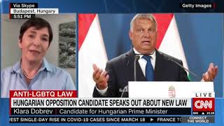 Dobrev Klára a CNN-en vádolta gyűlöletkeltéssel Orbán Viktort (interjú)