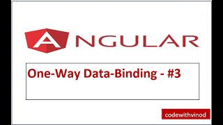 Angular One Way Data Binding #3