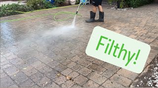 Another Dirty Driveway! #satisfying #pressurewashing #asmr #asmrcleaning #fypyoutube #fyp #fypage