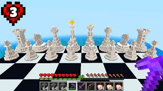 Why I Built The World's Largest Game Of Chess In Minecraft Hardcore