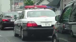 ★山口県警★下関市内を巡回中のパトカー 赤色灯の上の物体は一体！？