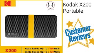 Kodak X200 Portable SSD 2TB 1TB USB 3.1 Type | C External Drive Hard Disk 512GB 256GB Solid