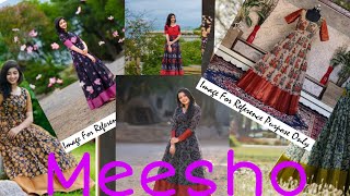 I TRIED MEESHO MAXI GOWNS😍 WORTH OR NOT👎HONEST REVIEW MOST TRENDING COLLECTION PARTY WERE