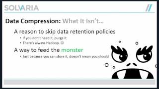 SQL Server 2016 Data Compression Webinar
