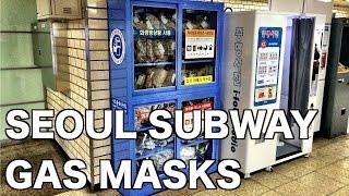 Seoul Subway Gas Masks