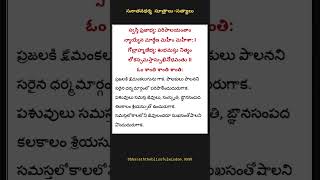 లోక స్సమస్తాస్సుఖినోభవంతు పూర్తి శ్లోకం, అర్థం