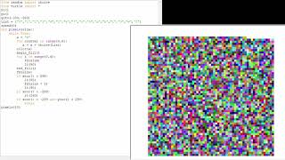 Random colour pixels | Python Turtle