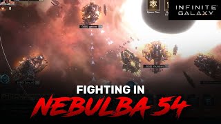 Fighting in Nebula 54!! #InfiniteGalaxy