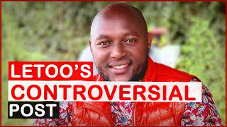 Kenyans gand up against Citizen TV Journalist Stephen Letoo  after his Controversial post| News54