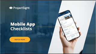 ProjectSight Mobile App: Checklists