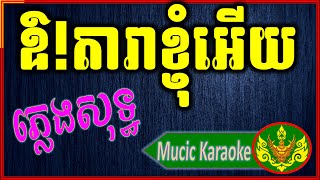 ឱ!ស្នេហាអើយ Chord ភ្លេងសុទ្ធ  Karaoke (VICHEKA) វិច្ឆិកា