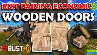Rust Raiding Economics - The wooden door