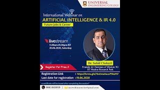 "Artificial Intelligence & IR 4.0, Future jobs and Career" | Dr. Sahid Cholayil |
