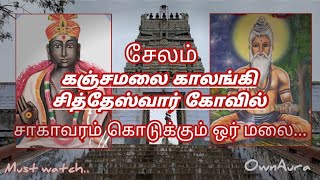 சேலம் கஞ்சமலை காலங்கி  சித்தேஸ்வார் கோவில் சாகாவரம் கொடுக்கும் ஒர் மலை...