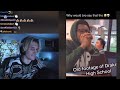 xQc reacts to Drake Old High School Footage