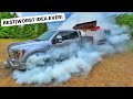 DIESEL Tractor Vs 2021 F150 4X4 BURNOUT!