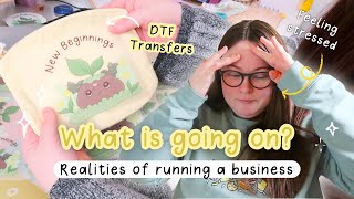 Studio Vlog | This is not what I Planned... | The ups and downs of running a small art business