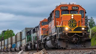 BNSF Garbage Trains in the Pacific Northwest