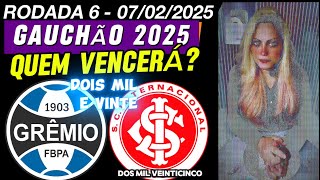 PREVISÃO GRÊMIO E SC INTERNACIONAL PELA 6ª RODADA DO CAMPEONATO GAÚCHO 2025 💙💙X❤️❤️