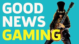 Guitar Hero At 165% Speed And Elijah Wood's Turnip Sale | Good News Gaming