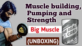 Unboxing Big Muscle Nutrition The Real Crea Review | Muscle Pump And Strength