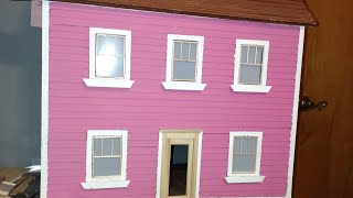 DIY Dollhouse Windows Part 2 adding frames for Glass- Dollhouse Replacement Windows