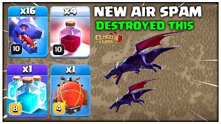 DRAGONS + SANTA SPELL = BEST TH15 Attack Strategy 2024 (Clash of Clans)