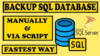 How to Backup SQL Server Database Manually & Using Script | Step-by-Step Tutorial