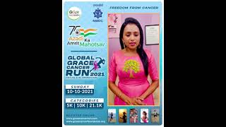 Global Grace Cancer Run 2021 || Suma Kanakala || Indian Television Presenter