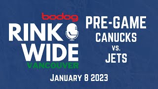 🏒PRE-GAME: Vancouver Canucks vs. Winnipeg Jets (Jan 08 2023)