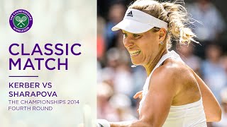 Angelique Kerber vs Maria Sharapova | Wimbledon 2014 fourth round | Full Match Replay