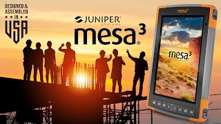 Unpacking and accessories for the Mesa® 3 rugged tablet.